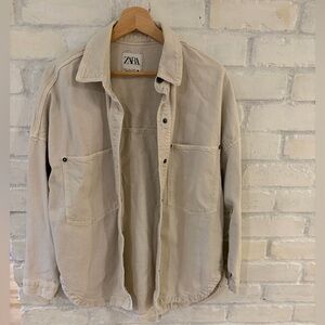 Zara Distressed Oversized Shacket